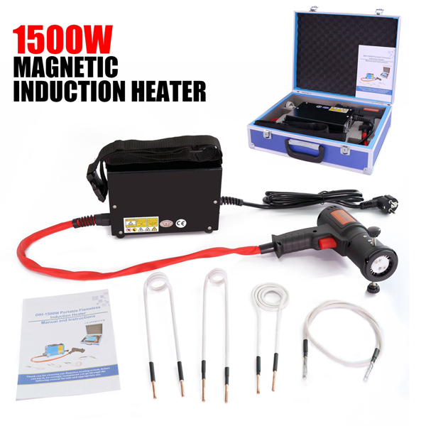 电磁加热器套装螺栓拆卸器无焰加热工具 4 个软线圈 15017-14