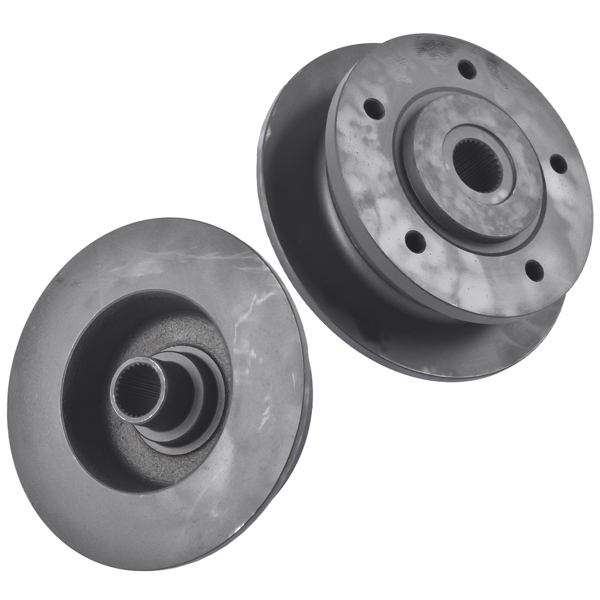 制动鼓 2Pcs Front Wheel Brake Hub Rotor Disc Replacement for John Deere Gator HPX 4x4 615E 815 620i 850D XUV AM142950 M159548 M164367 M156363-9