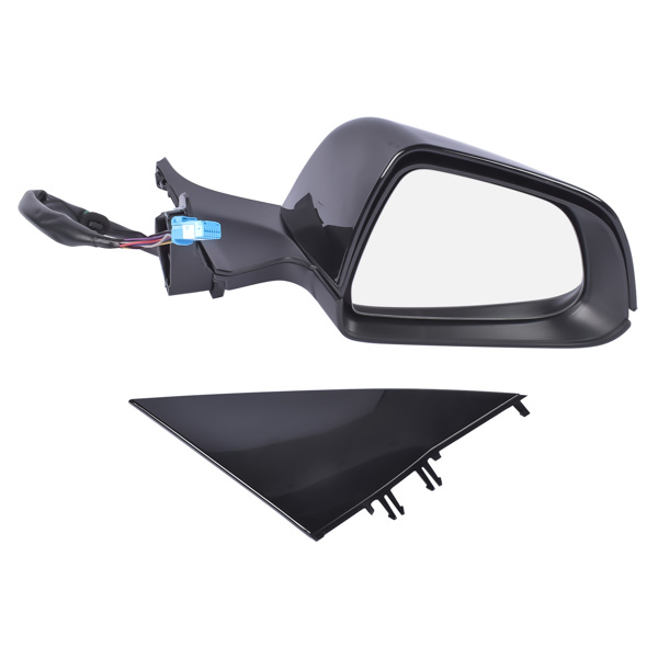 后视镜 Right Passenger Side Mirror Heated Power Fold Black Fit for Tesla Model 3 M3 2017-2023 ABS Plastic Front Side View 13PIN Memory Recall Power Glass Adjusted 51167177128-1
