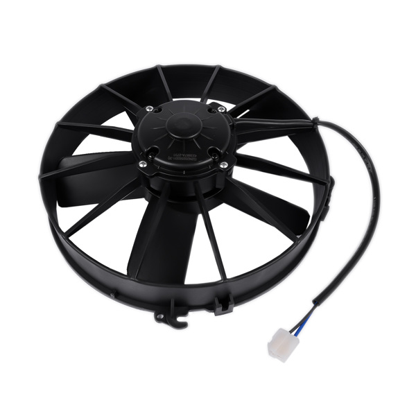 散热器风扇 Puller Radiator Cooling Fan Fits For Motorcycle ATV 1640 CFM 12In 12V Black-2