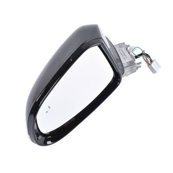 后视镜 Left Driver Side Mirror Fit for Hyundai Santa Fe 1.6L 2.5L L4 GAS 2021-2023 4-Door Manual Folding Heated No Memory Paintable With Puddle Light No Auto-Dimming Power Adjust 87610-S2410 HY1320331-2