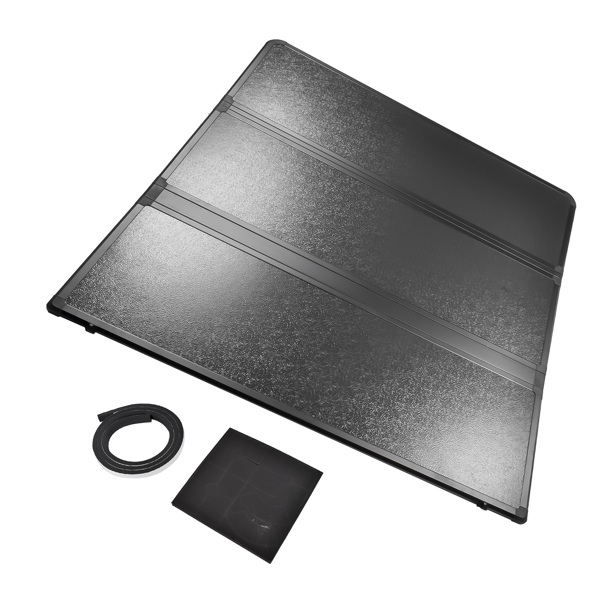 尾箱盖 5FT/64" Tri-Fold Truck Bed Cover Tonneau Cover Hard Folding Replacement for Honda Ridgeline 2017-2024-6
