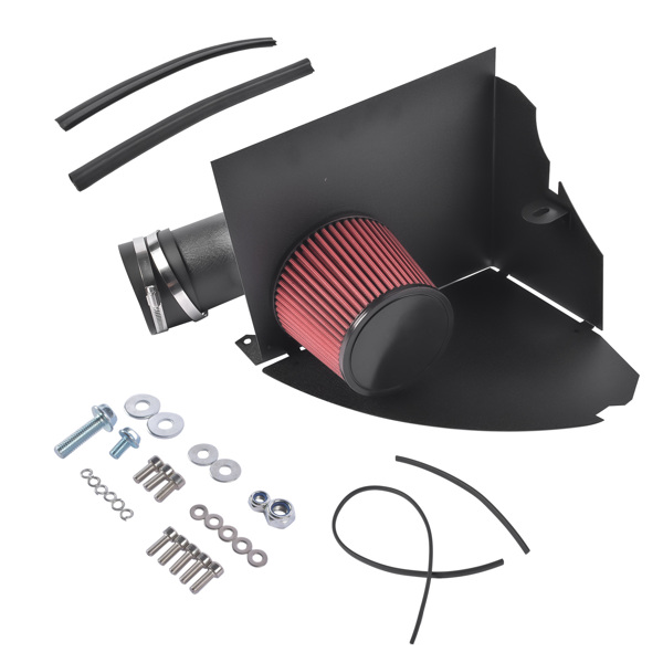 冷气进气套件 4" Cold Air Intake System Kit with Red Filter Replacement for BMW 2019+ M340i G20 G21, 2020+ M440i G22 G23, 2022+ M240i G42-3