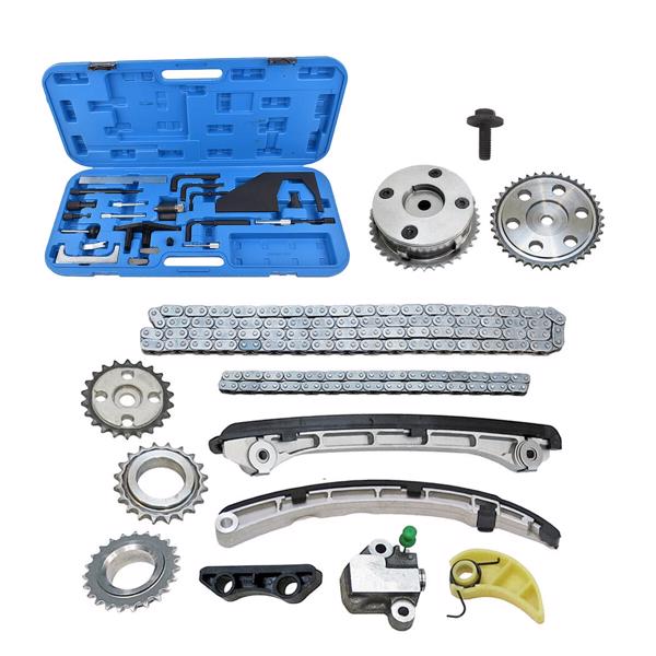 时规修理包 Timing Chain Tool Kit VVT Gear Replacement for 2007-2012 MAZDA 3 6 CX-7 2.3L TURBO L3K914151-1