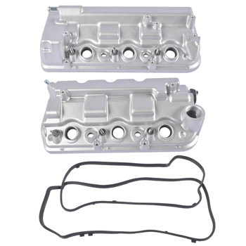 气门室盖 Pair Front Rear Aluminum Engine Valve Cover Replacement for Honda Accord 2008-2012, Odyssey 2008-2017, 2012-2014 3.5L V6 12310-R70-A00 12320-R70-A0