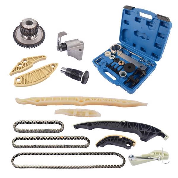 正时链条套装 Timing Chain & Tool Kit 2014-2020 Replacement for Audi VW 1.8 2.0 TSI Jetta GTI Passat A4 A6 06K109467K 06H109467AF-7