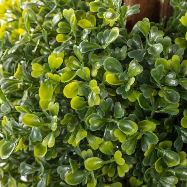 2pcs 绿色 115cm 三球黄杨木 PVC 仿真树-11