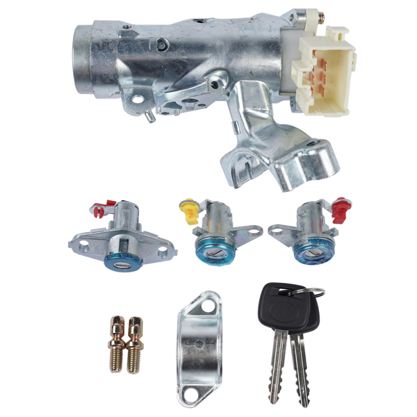 点火锁套件 Door Lock Cylinder Ignition Switch Set Replacement for Toyota Corolla AE110 RAV4 69052-12340-5