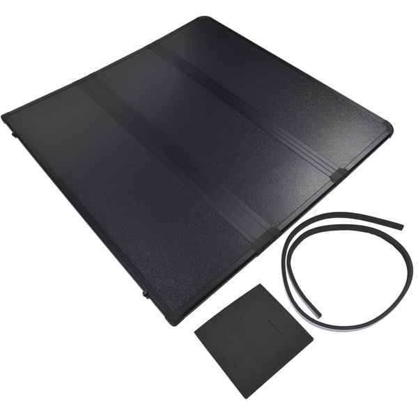 尾箱盖 4.6FT Hard Tri-Fold Tonneau Cover Truck Bed Replacement for 2022-2023 Ford Maverick Waterproof-5