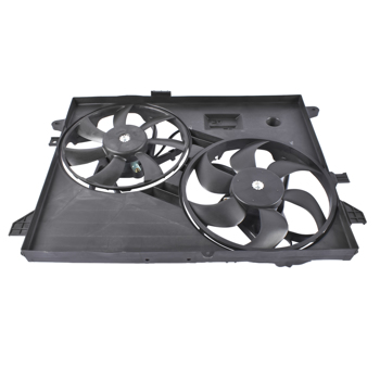 散热器风扇 Dual Radiator Cooling Fan with Shroud Assembly Fit for Chevrolet Captiva Sport 2012 Saturn Vue 2008-2010 89019134
