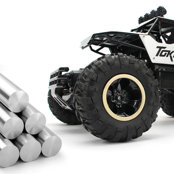 1/12 四驱遥控卡车越野车遥控履带式越野车玩具（银色）-4