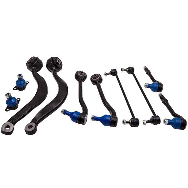 10件 前控制臂及球头总成 适用于宝马X5 E53 2000 - 2006 所有车型 31126760275 31126760276,K620115, K620116, K80452-2