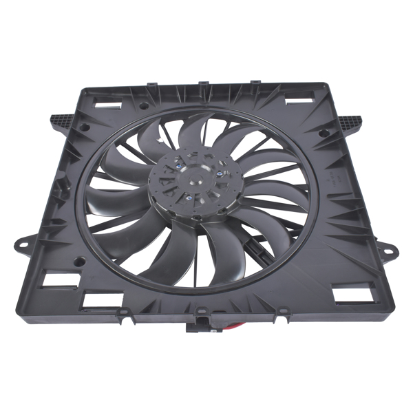 散热器风扇 Single Radiator Cooling Fan with Shroud Fits for Cadillac XT5 XT6 Chevrolet Blazer GMC Acadia 2.5L 3.6L 2020-2022-1