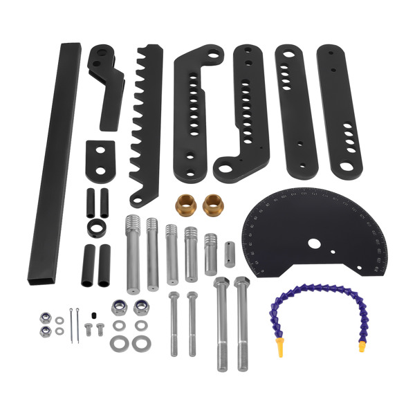 钢制黑色氧化涂层手动管材弯管器，棘轮式工具套件-1