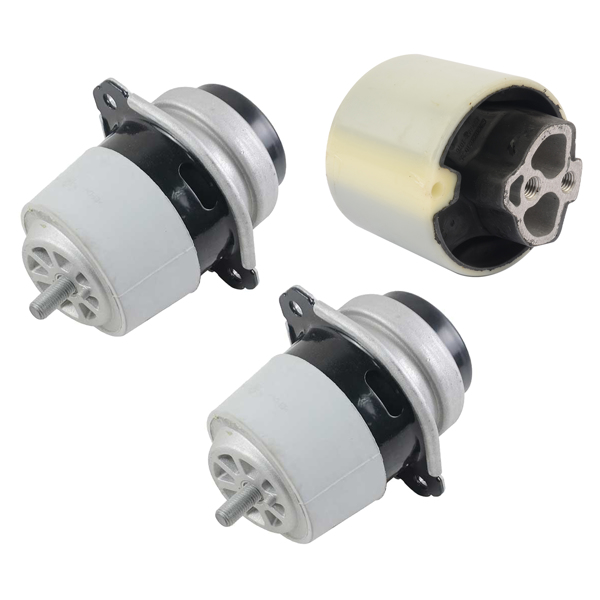 发动机支架 Pair Engine Motor Mounts W/ Trans Mount Replacement for Audi Q7 Volkswagen Touareg 3.6L SUV 7L8199131A 95537504900-3
