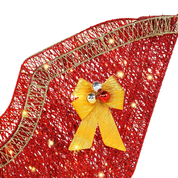 74*20*120cm 金色麋鹿 鹿拉雪橇 铁架 棉线 葱粉 圣诞灯饰麋鹿 30.00V 30.00V,3.60W 庭院 北美-10