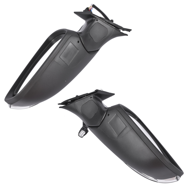 后视镜 Left & Right Side Black Power Heated Mirror with Signal Light Fit for Kia Forte LX Sedan 4-Door 1.8L 2.0L L4 GAS DOHC 2014-2016 87620A7210 87610A7210-7