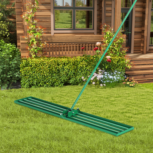 48*9.8*75inch 绿色草坪平整器 杆子拆装 铁 杆式工具-4