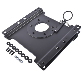 座椅旋转支架 Left Driver Side Seat Swivel Base Mount Plate Replacement for Ford Econoline E150 E250 E350 E450 1997-2024