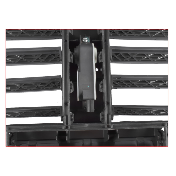 散热器出风口 Front Radiator Active Grille Shutter Upper w/Double Motor Replacement for Ford Explorer 2020-2022 L1MZ16138B L1MZ16138K-7