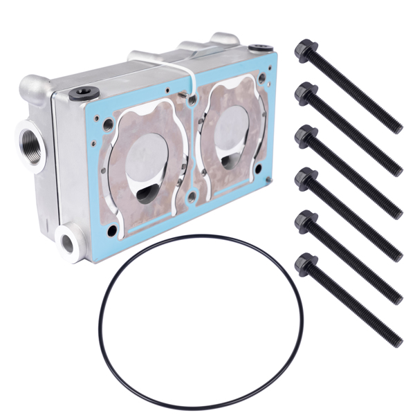 空气压缩机缸盖 Air Brake Compressor Cylinder Head Kit Fit for Volvo / Mack 22203109 7422203109 9125129352-7