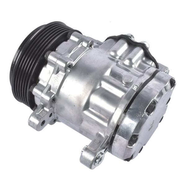 汽车空调压缩机 A/C Compressor 6 Grooves with Clutch Fit for Caterpillar All Models w/ Sanden 7176 SD7B10 1985-2008-5