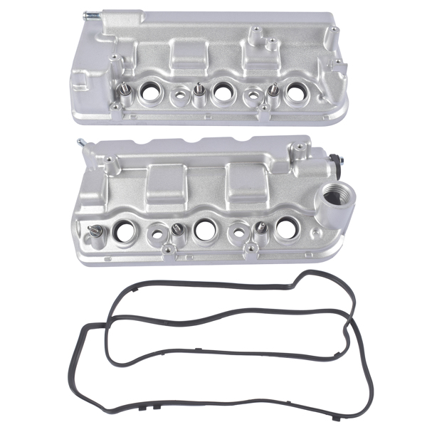 气门室盖 Pair Front Rear Aluminum Engine Valve Cover Replacement for Honda Accord 2008-2012, Odyssey 2008-2017, 2012-2014 3.5L V6 12310-R70-A00 12320-R70-A0-1