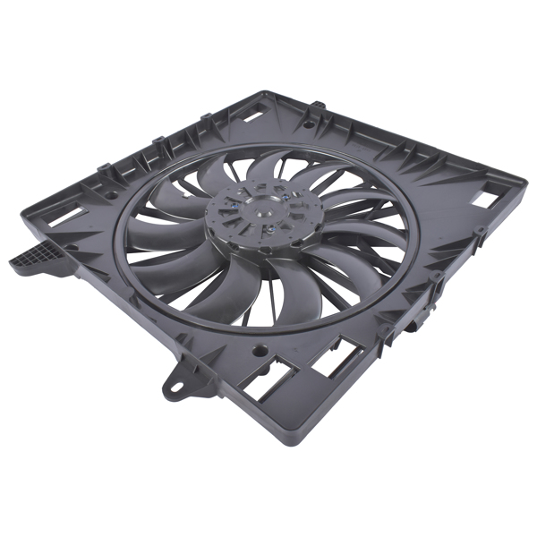 散热器风扇 Single Radiator Cooling Fan with Shroud Fits for Cadillac XT5 XT6 Chevrolet Blazer GMC Acadia 2.5L 3.6L 2020-2022-4
