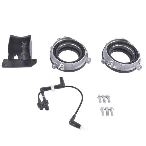 前轮离合器 2pcs Auto Hub Lock Actuators Vacuum Solenoid Purge Valve Set Fit for Ford F-150 Expedition Lincoln Navigator 4x4-2