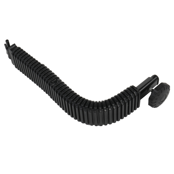 半PU皮 尼龙轮 300lbs 黑色 技师凳 带靠背圆凳电镀五星脚 N001-20