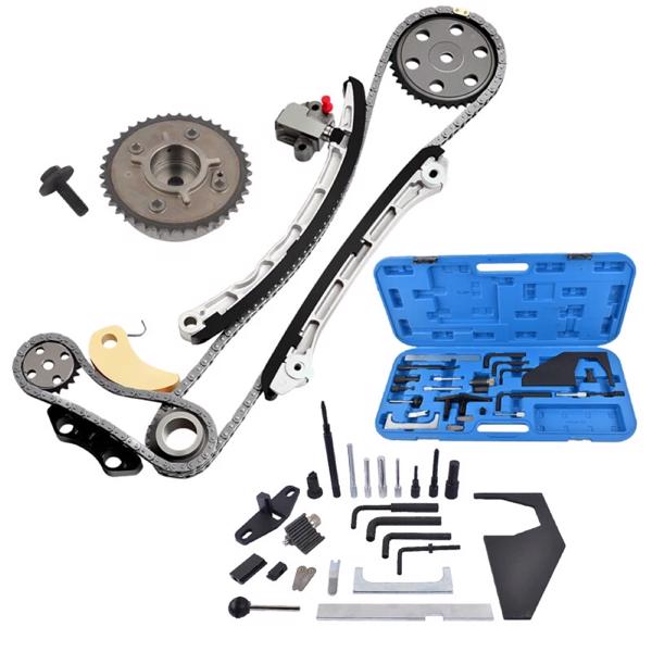 时规修理包 Timing Chain Tool Kit VVT Gear Replacement for 2007-2012 MAZDA 3 6 CX-7 2.3L TURBO L3K914151-6