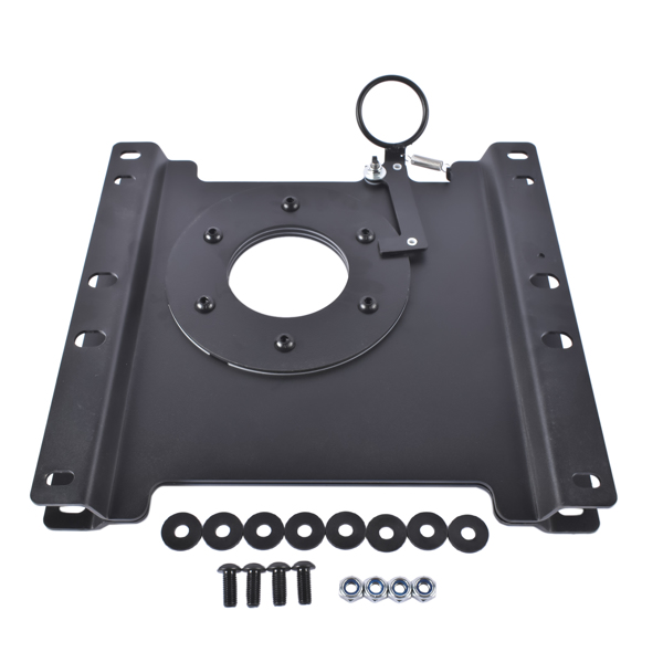 座椅旋转支架 Left Driver Side Seat Swivel Base Mount Plate Replacement for Ford Econoline E150 E250 E350 E450 1997-2024-2