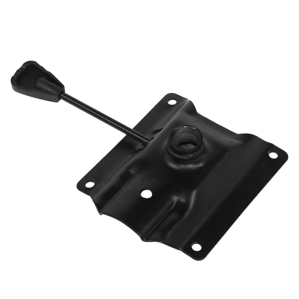 半PU皮 尼龙轮 300lbs 黑色 技师凳 带靠背圆凳电镀五星脚 N001-26