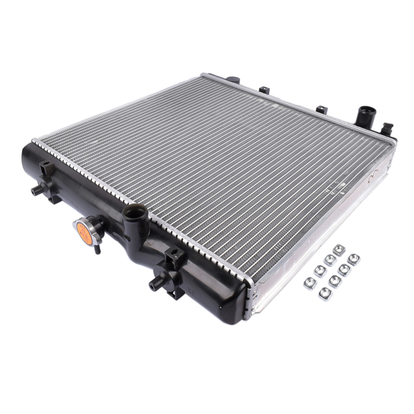 散热器 Radiator Replacement for Kubota M5040 M6060 M7040 M7060 17-3/4"x19-1/4"x2-1/4" 3C001-17100 3C00117100-6