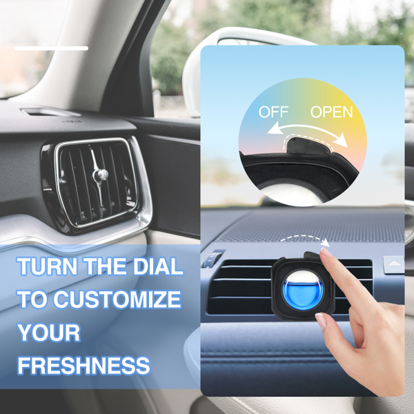 （亚马逊：禁止销售，周末不接受订单。）新款汽车香薰车载空气清新剂出风口夹，6个车用香薰出风口夹，4ml-4