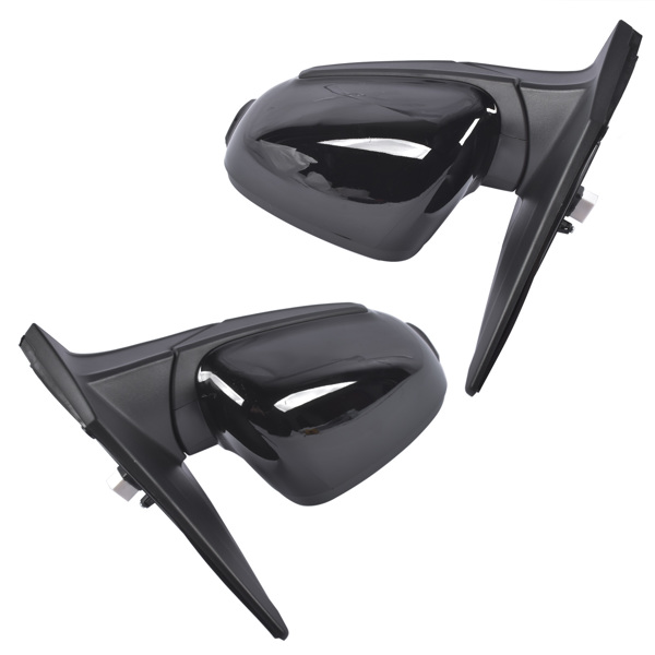 后视镜 Mirrors Driver+Passenger Side Fit for Hyundai Kona Iron Man Edition Night SEL Plus Sport Utility 1.6 2.0 2018-2021 4-Door Black Manual Folding Heated Power Adjust No Memory 87610-J9130 87620-J9130-6