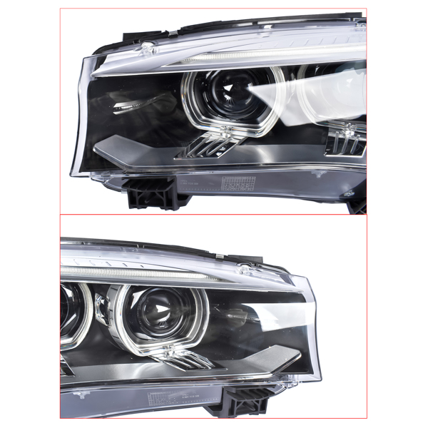汽车大灯 2PCS Front Left & Right HID/Xenon Headlights with AFS Fit for 2014-2018 BMW X5 F15 F85 63117317109 63117317110-10