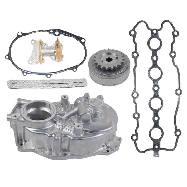 散热器边盖 Timing Chain Set & Timing Housing Replacement for VW Golf Jetta Passat Audi A4 2.0T BPY-4