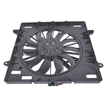 散热器风扇 Single Radiator Cooling Fan with Shroud Fits for Cadillac XT5 XT6 Chevrolet Blazer GMC Acadia 2.5L 3.6L 2020-2022