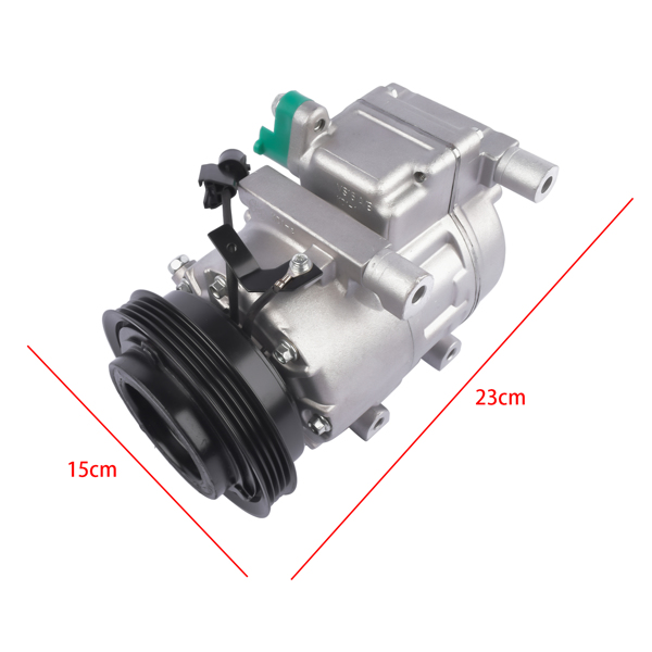 汽车空调压缩机 A/C Compressor with Clutch Fits for Hyundai Elantra Hatchback Sedan 2.0L L4 2007-2012-5