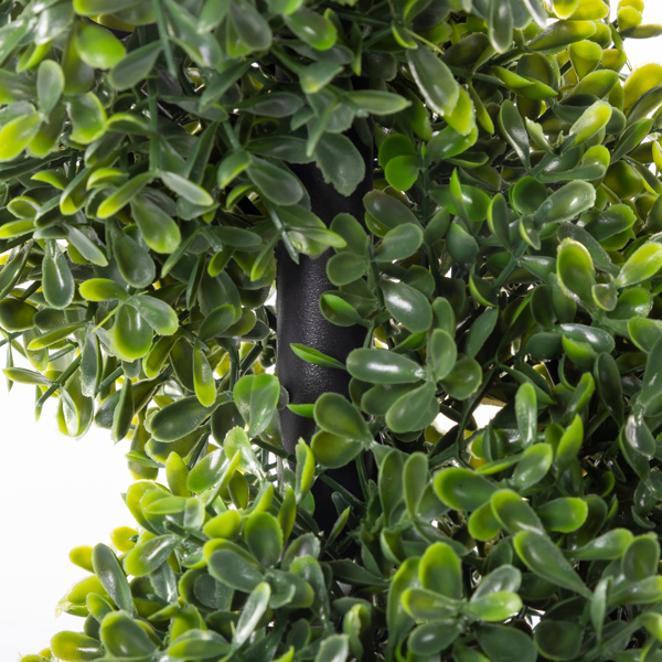 2pcs 绿色 115cm 螺旋黄杨木 PVC 仿真树-10