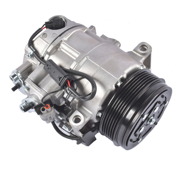 汽车空调压缩机 A/C Compressor 12V 6 Grooves PAG46 110mm Fit for Mercedes-Benz W212 C207 A207 E350 W166 ML350 2013-2014 GLK350 X204 2013 V6 3.5L 197368 198368 A0008302200-6