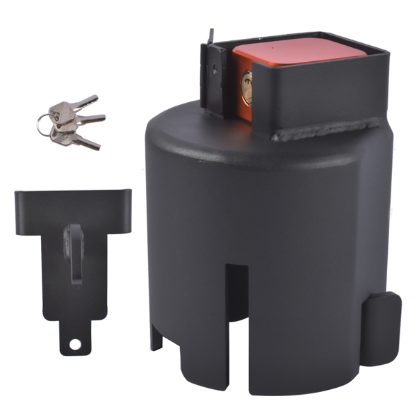 拖车锁 Heavy Duty Trailer Hitch Lock Fits 2" and 2-5/16" Couplers Anti-Theft Coupling Lock for RV Truck w/Key-2