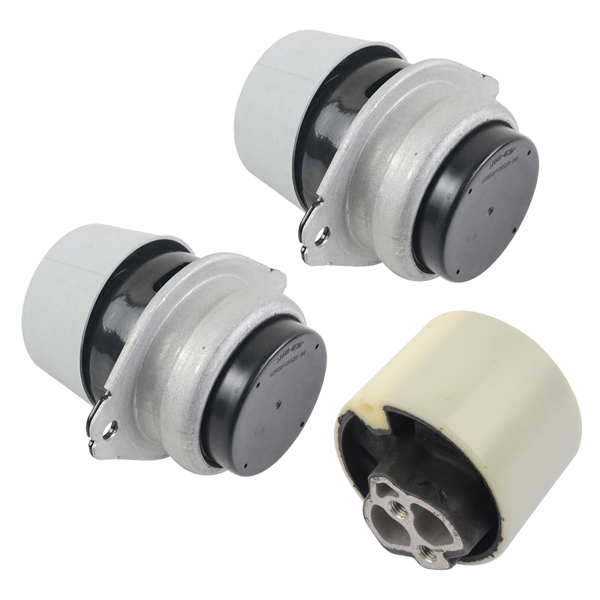 发动机支架 Pair Engine Motor Mounts W/ Trans Mount Replacement for Audi Q7 Volkswagen Touareg 3.6L SUV 7L8199131A 95537504900-4