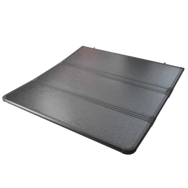 尾箱盖 4.6FT Hard Tri-Fold Tonneau Cover with Light Replacement for 2022-2025 Ford Maverick Truck Bed Waterproof-3