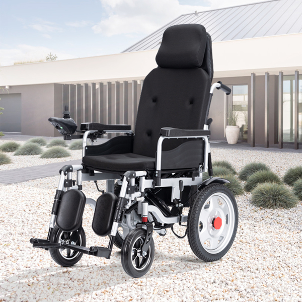  1,228 / 5,000 24V 12AH 折叠式斜躺电动轮椅，成人助行辅助-10