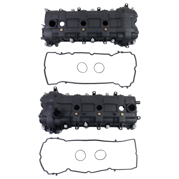 气门室盖 2X Valve Cover w/ Gaskets Replacement for Dodge Ram 2500 Jeep Cherokee Chrysler 300 3.6L V6-6