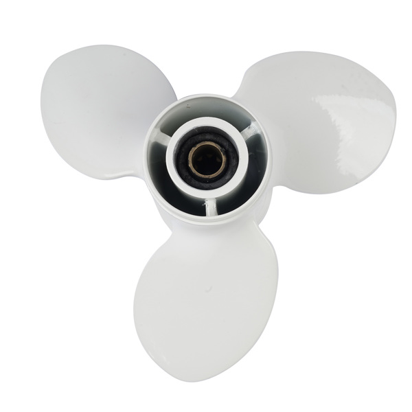  螺旋桨 Boat Outboard Propeller 9.25x9 Fit for Yamaha F9.9 15 20 HP 8 Spline 63V-45945-00-EL, 683-45945-00-EL-4
