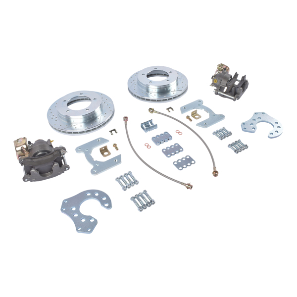 刹车盘套装 Rear Disc Brake Conversion Kit Replacement for Ford Bronco 1980-1996 Truck 8.8 E150 1980-2006-4