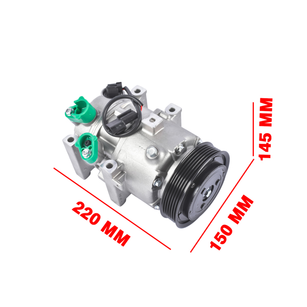 空调压缩机 12V A/C Compressor VS16E with Clutch Fits for 2012-2017 Hyundai Azera 2014-2016 Kia Cadenza 97701-3V410-5